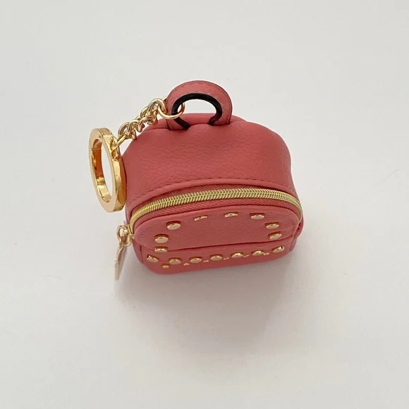 Victoria's Secret Gold Studded Backpack Keychain New - Picture 3 of 10